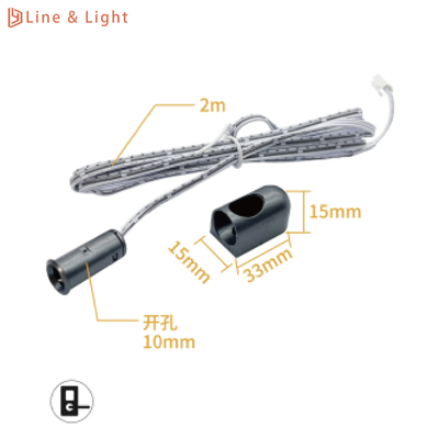 DC 12-24V LED ντουλάπι φως πόρτες διακόπτης ανάκλιση / επιφάνεια ασύρματος αισθητήρα πόρτες
