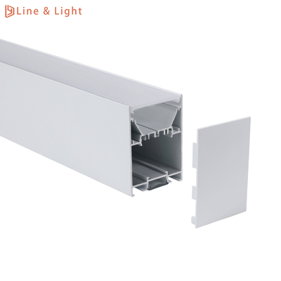 65*90mm Κρεμασμένο προφίλ LED LED Γραμμικά φώτα UGR<19 παρέχοντας επάνω και κάτω φωτισμό