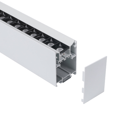 Κρεμασμένο 6063 T5 Αλουμινίου LED προφίλ 3600lm LED γραμμικά φώτα